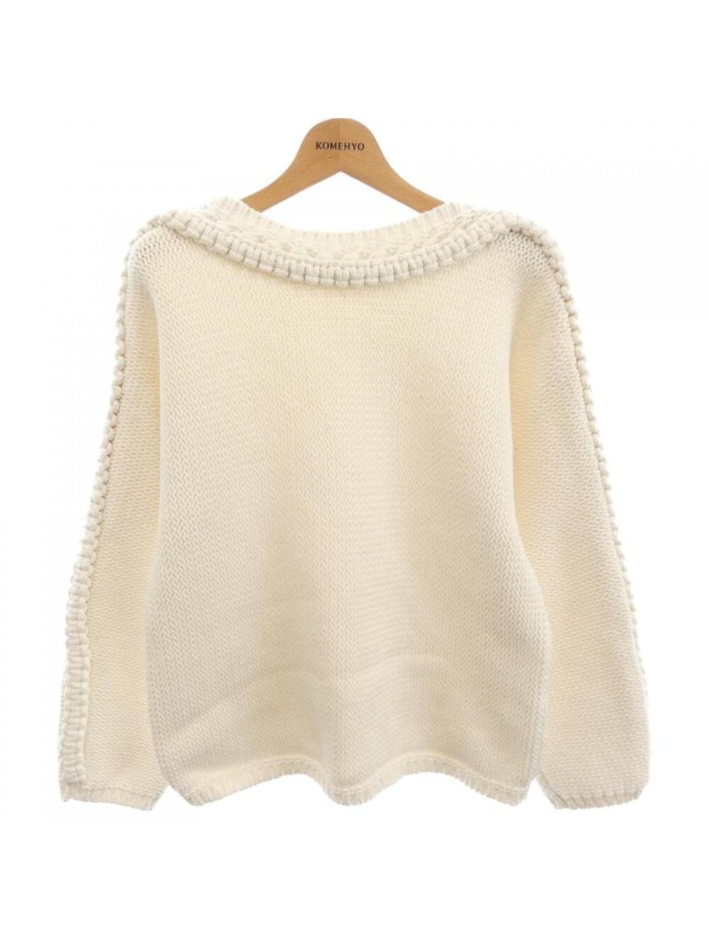 Hermes Knit Sweater Beige